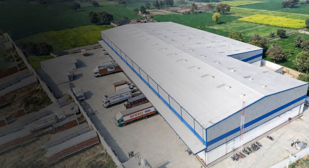 prefabricated warehouse building