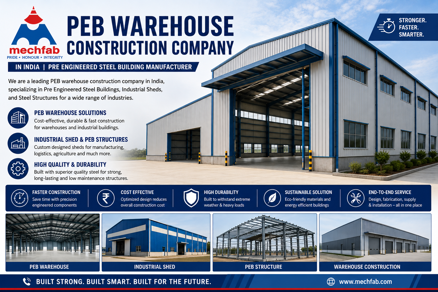 Top PEB Warehouse Construction Company in India