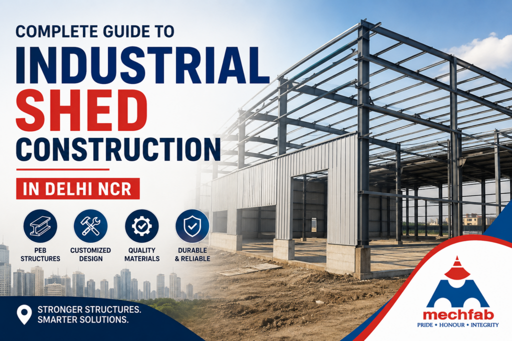 Complete Guide to Industrial Shed Construction in Delhi NCR