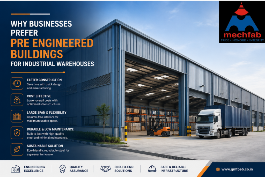 Why Businesses Prefer Pre Engineered Buildings for Industrial Warehouses